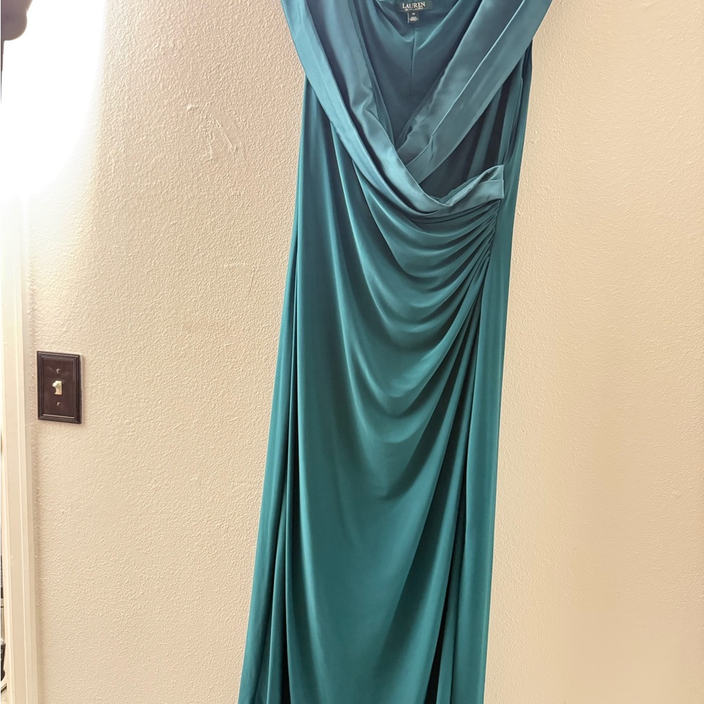 Ralph Lauren Teal Maxi Dress